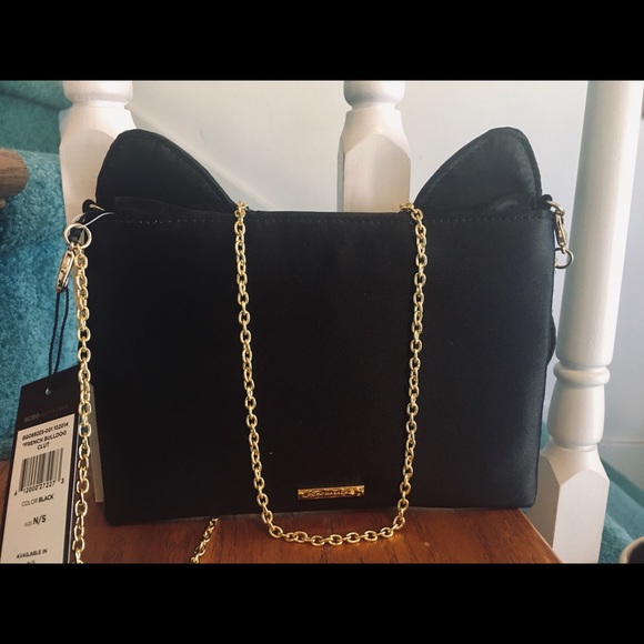 BCBGMAXAZRIA bull dog bag NWT with free gift - Picture 2 of 4